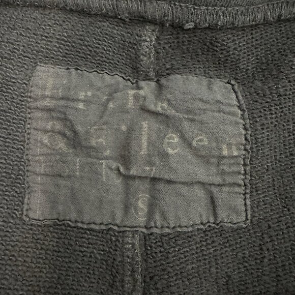 Frank & Eileen Catherine Triple Fleece Sweatpants Crop Womens Small Black - Picture 5 of 9